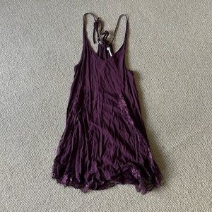 Purple Free People Slip Dress